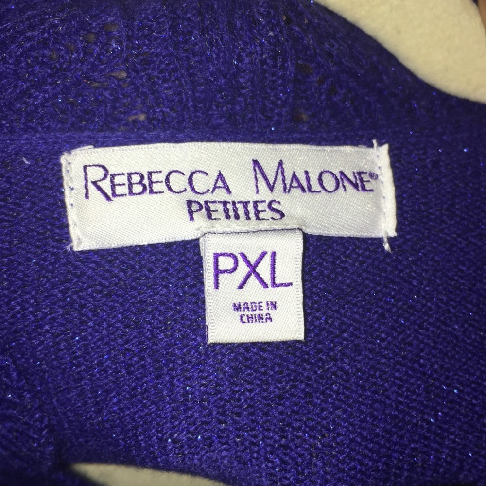 Rebecca Malone Petites cardigan sweater - Picture 3 of 7